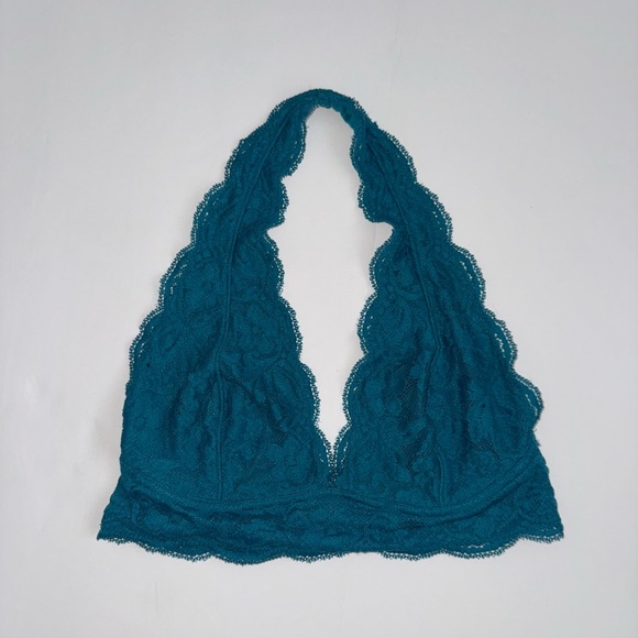 Urban Outfitters Teal Lace Bralette - Picture 1 of 3